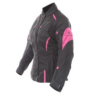 Rose Ladies Jacket Black Pink