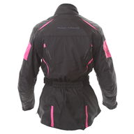 Rose Ladies Jacket Black Pink
