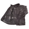 Frank Thomas BGT Ladies Black Motorcycle Rain Jacket Inside                                                                                                                                                                                                    