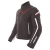 Dainese Stream Line D-Dry Mens Black Red White Waterproof Textile Motorcycle Jacket Side                                                                                                                                                                       