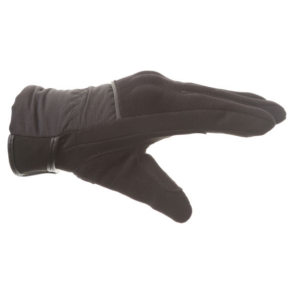 BKS Libra Ladies Black Motorcycle Gloves Thumb side                                                                                                                                                                                                            