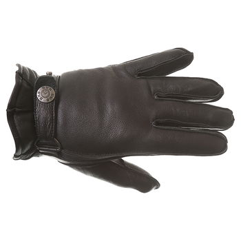 BKS Chital Ladies Black Motorcycle Gloves Back                                                                                                                                                                                                                 