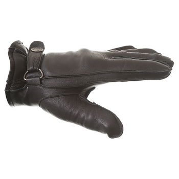 BKS Chital Ladies Black Motorcycle Gloves Thumb side                                                                                                                                                                                                           
