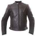 Crossover Leather-Textile Waterproof Jacket Black