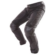 Crossover Leather-Textile Waterproof Jeans Black