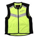 Flare Hi Vis Vest Black Yellow Fluo