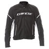 Dainese Air Frame D1 Mens Black White Textile Motorcycle Jacket Front                                                                                                                                                                                          