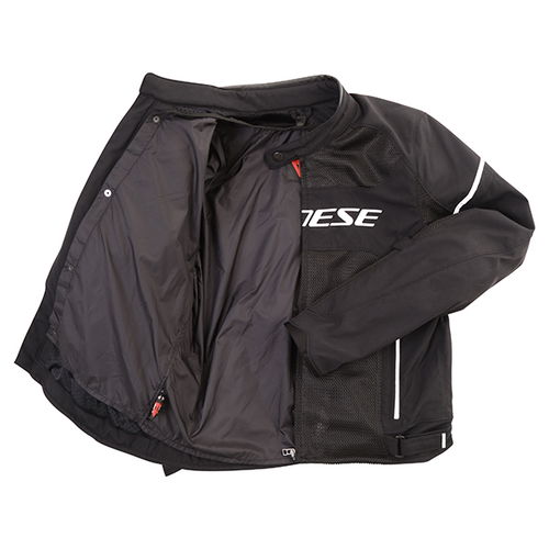 Dainese Air Frame D1 Mens Black White Textile Motorcycle Jacket Inside                                                                                                                                                                                         