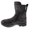 BKS Storm Waterproof Black Short Motorcycle Boots Inside leg                                                                                                                                                                                                   