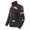 BKS Endeavour Mens Black Anthracite Red Textile Motorcycle Jacket Side                                                                                                                                                                                         