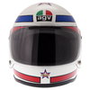 AGV X3000 Lucky White Red Blue Full Face Motorcycle Helmet Front                                                                                                                                                                                               
