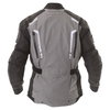 Frank Thomas Reflector Mens Grey Black Textile Motorcycle Jacket Back                                                                                                                                                                                          