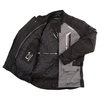 Frank Thomas Reflector Mens Grey Black Textile Motorcycle Jacket Inside                                                                                                                                                                                        
