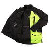 Frank Thomas Reflector Mens Black Yellow Textile Motorcycle Jacket Inside                                                                                                                                                                                      