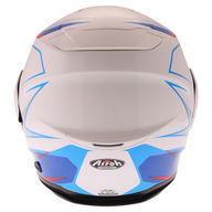 Rev Flip Up Helmet White Red Blue