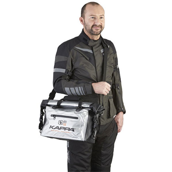 Kappa Kventure Waterproof Motorcycle Cargo Bag with Shoulder Strap                                                                                                                                                                                             