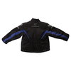 Frank Thomas Tornado Kids Black Blue Textile Motorcycle Jacket Back                                                                                                                                                                                            