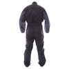 Frank Thomas Unlined 1 piece Black Grey Waterproof Over Suit Back                                                                                                                                                                                              