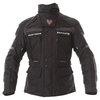 Frank Thomas Navigator Mens Black Textile Motorcycle Jacket Front                                                                                                                                                                                              