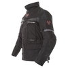 Frank Thomas Navigator Mens Black Textile Motorcycle Jacket Side                                                                                                                                                                                               
