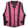 Frank Thomas Ladies Pink Hi-Viz Vest Front                                                                                                                                                                                                                     