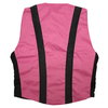 Frank Thomas Ladies Pink Hi-Viz Vest Back                                                                                                                                                                                                                      