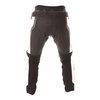 BKS Evolution Pro Black White Leather Motorcycle Jeans Rear                                                                                                                                                                                                    