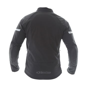 Alpinestars Zephyr DS Mens Black Textile Motorcycle Jacket Back                                                                                                                                                                                                