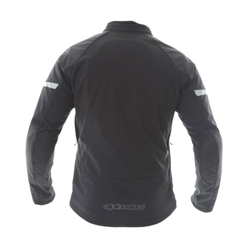 Alpinestars Zephyr DS Mens Black Textile Motorcycle Jacket Back                                                                                                                                                                                                