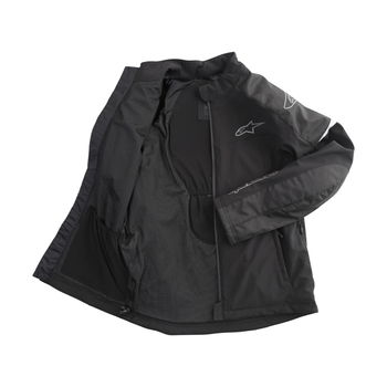 Alpinestars Zephyr DS Mens Black Textile Motorcycle Jacket Inside                                                                                                                                                                                              