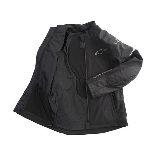 Alpinestars Zephyr DS Mens Black Textile Motorcycle Jacket Inside                                                                                                                                                                                              