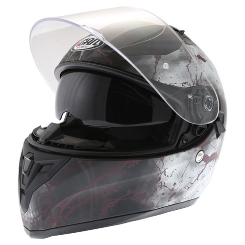 Vcan V128 Rage Full Face Motorcycle Helmet Open With Sun Visor                                                                                                                                                                                                 