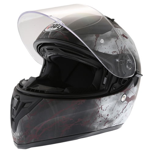 Vcan V128 Rage Full Face Motorcycle Helmet Open                                                                                                                                                                                                                