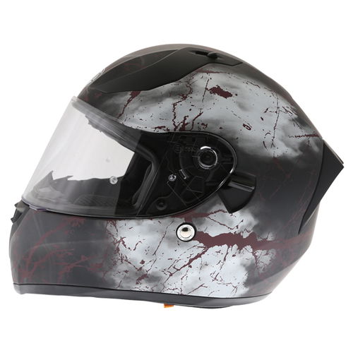 Vcan V128 Rage Full Face Motorcycle Helmet Left Side                                                                                                                                                                                                           