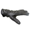 Frank Thomas Modica Black Motorcycle Gloves Thumb side                                                                                                                                                                                                         