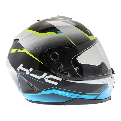 HJC IS-17 Loktar Blue Full Face Motorcycle Helmet Right Side                                                                                                                                                                                                   