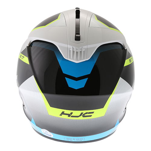 HJC IS-17 Loktar Blue Full Face Motorcycle Helmet Back                                                                                                                                                                                                         