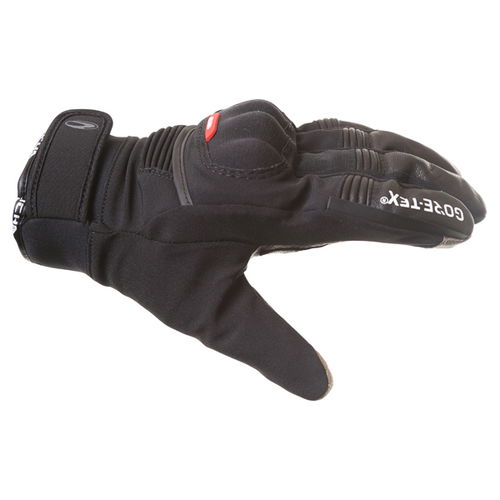 Richa City GoreTex Black Waterproof Motorcycle Gloves Thumb side                                                                                                                                                                                               
