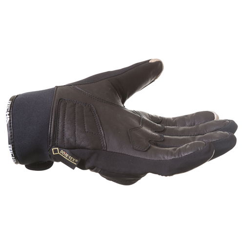 Richa City GoreTex Black Waterproof Motorcycle Gloves Little finger side                                                                                                                                                                                       