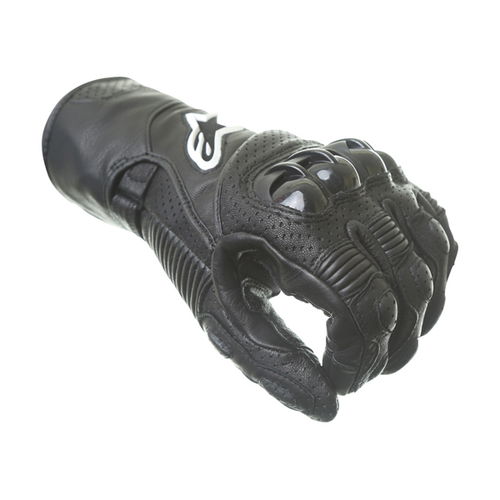 Alpinestars SP-2 V2 Black Motorcycle Gloves Knuckle                                                                                                                                                                                                            