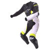 Alpinestars Missile Tech Air 1pc Mens Black White Fluo Yellow Leather Motorcycle Suit Racing crouch                                                                                                                                                            