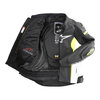 Alpinestars Missile Tech Air Black White Fluo Yellow Leather Motorcycle Jacket Inside                                                                                                                                                                          