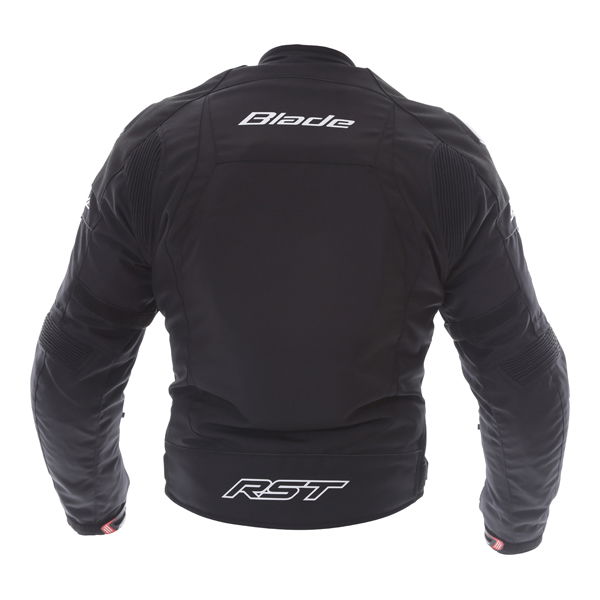 RST Blade Sport 2890 II CE Mens Black Textile Motorcycle Jacket Back                                                                                                                                                                                           