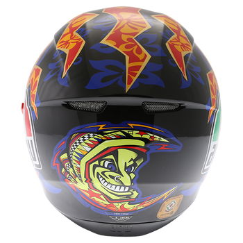 AGV K3 SV Mugello 2001 Black Full Face Motorcycle Helmet Back                                                                                                                                                                                                  