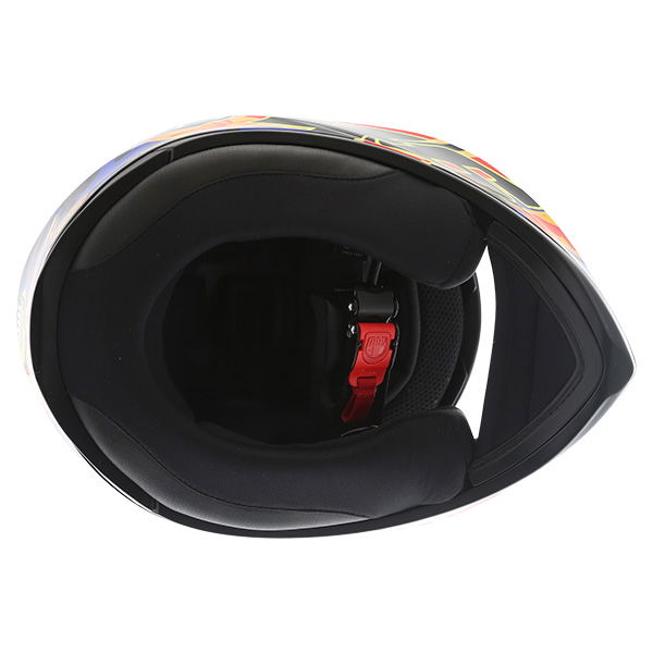 AGV K3 SV Mugello 2001 Black Full Face Motorcycle Helmet Inside                                                                                                                                                                                                