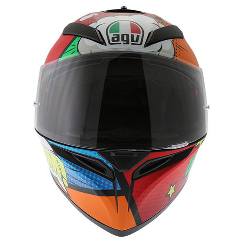 AGV K3 SV Balloon Full Face Motorcycle Helmet Front                                                                                                                                                                                                            