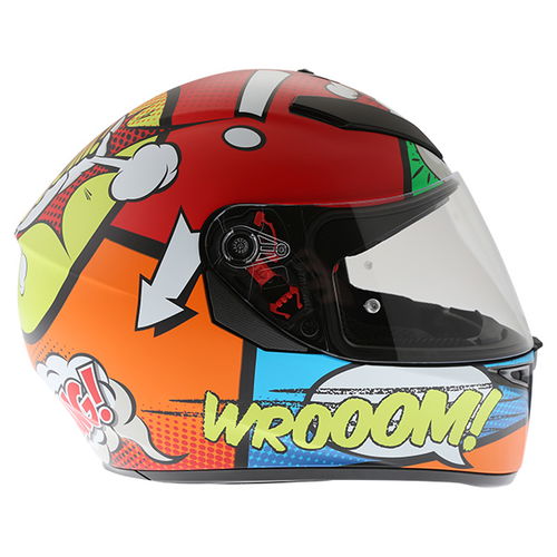 AGV K3 SV Balloon Full Face Motorcycle Helmet Right Side                                                                                                                                                                                                       