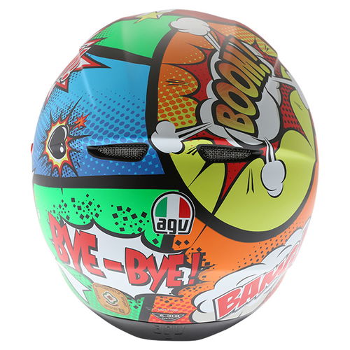 AGV K3 SV Balloon Full Face Motorcycle Helmet Back                                                                                                                                                                                                             