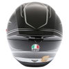 AGV K5-S Magnitude Black Silver Full Face Motorcycle Helmet Back                                                                                                                                                                                               