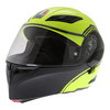 AGV Compact-ST Vermont Flo Yellow Black Flip Front Motorcycle Helmet Front left                                                                                                                                                                                
